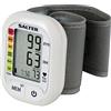 Salter BPW-9101-EU - Misuratore di pressione da polso, 60 valori/utente, portatile, rilevamento battito irregolare, azionamento con pulsante, manicotto regolabile, indicatore batteria scarica