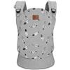 kk Kinderkraft Marsupio Ergonomico Milo, Leggero, Ventrale e Dorsale, Regolabile, Per Bambini da 3 Mesi Fino 20 Kg, Grigio
