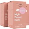 Tummy Tox Night Burner Drink - Gustosa bevanda al Lime con Garcinia Cambogia - 30 bustine per 30 giorni con E-book Gratis - Tummy Tox
