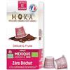 MOKA MEILLEURES ORIGINES KAFE ARABICA MOKA 100% Pure Arabica dal Messico - Intensità 8 - Caffè Bio Delicato e Fruttato - 10 Compatibile con le Capsule Nespresso Zero Rifiuti - Biodegradabili e Home Compost - Espresso e Lungo - Francia