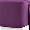 NIYS Luxury Bedding Lenzuolo con angoli, 100% morbida flanella di cotone spazzolato Doppio Purple