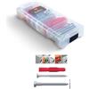 TOX L-BOXX Micro Allround Tri 6/10 + S in scatola di selezione impilabile e cliccabile, con tasselli multiuso TRI 6/36 e 10/61 + viti corrispondenti, 130 pezzi, 094901803