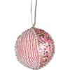 SHATCHI Pallina rosa confetto 7 cm - Decorazioni da appendere per albero di Natale, ornamenti decorativi festivi a tema fiaba ciondolo per albero di Natale