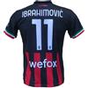 CALCIOGADGETS Maglia Ibrahimovic Milan Ufficiale 2022-2023 Bambino Uomo Adulto Replica Autorizzata Zlatan 11 Home (4 Anni)