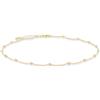 CERSLIMO Collana in Argento 925 Oro Rosa, Collana Choker in Argento Sterling da Donna con Perla, Collana senza Ciondolo per Donne e Ragazze, 35 cm, Argento