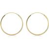 Amazon Essentials Orecchini A Cerchio Medi Tubolari In Argento Sterling Dorato
