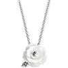 Engelsrufer Collana da donna Rose Garden in argento sterling con ciondolo a forma di rose, chiusura a moschettone, regolabile in due lunghezze, senza nichel