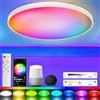 Taipow Plafoniera LED Soffitto 30W Cambia Colore RGB, Regolabile 2700K-6500K Dimmerabile, Controllo App/Telecomando, Luce Intelligente Compatibile con Alexa/Google Home per Camera da Letto Cucina