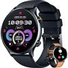 TAOPON Orologio Smartwatch Uomo Sport con Chiamata: Orologi Smart Watch Bluetooth 5.2 compatibile Android e Ios 1.42 Rotondo Touch Schermo Contapassi Misuratori di Pressione Sanguigna IP67 Impermeabile