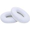 MMOBIEL Cuscinetti Auricolari di Ricambio per Beats Dr. Dre Solo HD Wired/Solo 1.0 Wired Headphone Cuffie di MMOBIEL - Memory Foam Protein PU Cuscinetti - Padiglioni Cuffie - Bianco