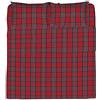 INTRECCI Set Lenzuola Singolo in Flanella, Tessuto in Cotone anti Pilling, Lenzuolo Sotto + Lenzuolo Sopra + 1 Federa, Comfort, Morbidezza, Set Lenzuola Made in Italy, Fantasia: Tartan Rosso