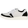 NOWLES, Sneakers Basse Uomo, Bianco Multicolore, 41 EU