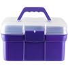 PFIFF 101752 - Cassetta per la pulizia con motivo a stelle, colore: Viola