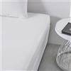 TODAY Essential - Lenzuolo con angoli, 140 x 190 cm, 2 persone, 100% cotone, tinta unita, gesso
