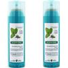 KLORANE (Pierre Fabre It. SpA) Klorane Duo Shampoo Secco Menta Bio 2 Pezzi Da 150 Ml