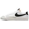 Nike Blazer Low '77, Sneaker Donna, White/Black-Sail-White, 35.5 EU
