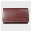 Arrigo Patta, Portafoglio con Protezione RFID Unisex-Adulto, Rosso Scuro, L