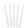 PartyDeco candele coniche candela affusolata set bianco centrotavola candela lunga per matrimoni feste di compleanno portacandele natalizio candela decorativa