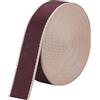 BENECREAT Cinturino in Tessuto di Cotone Beige Marrone da 9 m, Bordo del Nastro A Strisce di Tela Largo 38 mm per La Borsa dello Zaino della Cintura da Cucire, 2 mm di Spessore