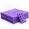 Fyearfly 100pcs Spugna Separatore delle Dita dei Piedi Donne Nail Art Pedicure Manicure Lucidatura Rivestimento Gel Pittura Accessori di Bellezza(viola)