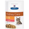 Hill's - Prescription Diet - Feline - Kidney Care K/d con Salmone - Bustine 85 gr
