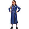 Rubie's - Costume di lusso per bambini Mercoledi ufficiale - Top con colletto e cravatta, giacca e gonna lunga - Enid uniforme - Taglia per bambini a scelta - Serie Wednesday - Costume Halloween, per