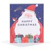 UK Greetings Biglietto di Natale per lui/lei/amico/Braille Santa Design