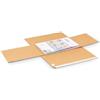 MASTER IN Master'in - Custodia a perno con strisce adesive, 310 x 220 x 60 mm, colore: marrone