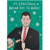UK Greetings Biglietto di Natale per lui/lei/amico/a - Design Break out the Bublé