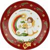 THUN - Piattino dessert Limited Edition 2023 in Porcellana, Linea Desideri di Natale, Ø 20 cm