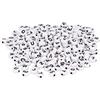 INNSPIRO Perline in plastica rotonde lettere bianche 7 mm. 1200 pz