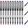 OFFCUP Penne Gel, 10Pcs Penna a Sfera, 0.5MM Penna Roller a Inchiostro Liscio ad Asciugatura Rapida Punta Fine Penne a Inchiostro Liquido Liscio Forniture di Cancelleria per Scuola Ufficio (3 Colori)