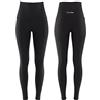 WINSHAPE Pantaloni Aderenti Funzionali da Donna, a Vita Alta, Hwl112c Leggings, Nero, S