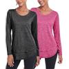 Maglietta Sportiva A Maniche Lunghe WILLIT Per Donna, Traspirante, UPF 50+, Per Palestra E Outdoor - copertina