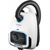 Bosch Serie 8 ProSilence BGB75XSIL, Aspirapolvere con Sacchetto, Bianco