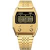 Casio Orologio Vintage Digitale Acciaio Oro A1100G-5EF