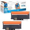 LOSMANN 117A Cartuccia Toner Compatibile per HP 117A W2070A con chip per HP Color Laser 150 a 150 nw 150 Series MFP 170 MFP 178 nw MFP 178 nwg MFP 179 FNG MFP 179 fnw (Nero, 2-Pack)