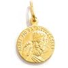 De Bussy Medaglia Ciondolo Padre PIO di Pietrelcina in argento sterling ricoperta in oro 18kt, Argento