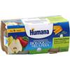 HUMANA ITALIA SpA HUMANA OMOGENEIZZATO MELA/PERA BIO 2 VASETTI 100 G