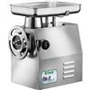 FIMAR Tritacarne da 300-500 kg all'ora - Bocca 7.6 cm - Trifase Gruppo macinazione inox