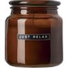 WELLmark Casa personalizzati Candela profumata con fragranza legno di cedro da 650 g Wellmark Let's Get Cozy personalizzate o neutre