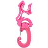 Keenso Doppio Supporto per Tubo di Immersione con Clip, Gancio di Fibbia di Tenuta Regolatore Clip di Supporto Tubo BCD Immersione (Blu)