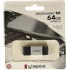 GielleService Pendrive Kingston DataTraveler 80 Memoria USB Type C 64GB - USB-C 3.2 Gen 1 DT80/64GB