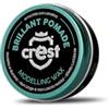 CREST - Brillant Pomade - cera capelli per uomo - tenuta medio forte - effetto opaco - fissante capelli - pasta modellabile - cera matt - profumata - opaca - professionale