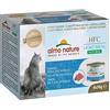 Almo Nature Made in Italy per Gatto - Mega Pack HFC Natural Light Meal con Tonno dell'Atlantico, 4 x 50 g