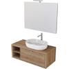 Decor Bagno Mobile bagno tintoretto rovere, 110 cm