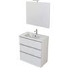Decor Bagno Mobile bagno canova bianco opaco, 80 cm