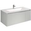 Leroy Merlin Mobile da bagno sotto lavabo Cielo grigio perla opaco L 100 x H 40 x P 45.5 cm 1 cassetto 1 anta, lavabo non incluso