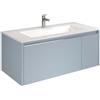 Leroy Merlin Mobile da bagno sotto lavabo Cielo blu opaco L 100 x H 40 x P 45.5 cm 1 cassetto 1 anta, lavabo non incluso