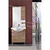 Leroy Merlin Mobile sottolavabo e lavabo Rimini per vasca centrale rovere nabucco L 70 x H 80 x P 33.5 cm, 2 ante